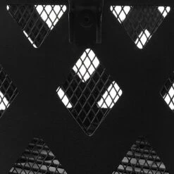 Beliani Vuurkorf Voor Hout MAYON - Zwart Staal -BBQ En Tuin Verkoop 1933856298 0103