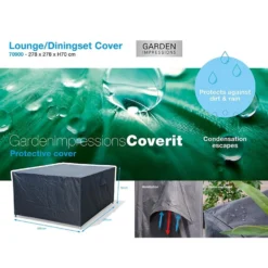 Garden Impressions Lounge Dining Hoes 278x278xH70 Cm
