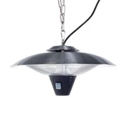 Beliani Terrasverwarmer KABA - Zilver Staal