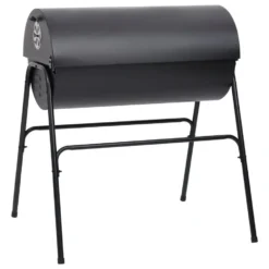 VidaXL Barbecuevat Met 2 Kookroosters 80x95x90 Cm Staal Zwart -BBQ En Tuin Verkoop 1b8c559e0ef344b4a7bbacc68b939cdc