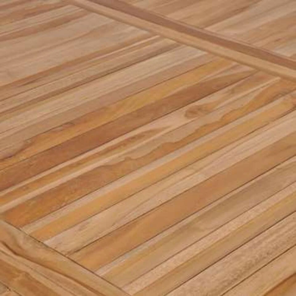 VidaXL Tuintafel 200x100x77 Cm Massief Teakhout 2 VidaXL Tuintafel 200x100x77 Cm Massief Teakhout - Image 2