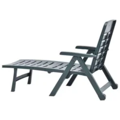 VidaXL Ligbed Inklapbaar Kunststof Groen -BBQ En Tuin Verkoop 24a74e14b2d04480b3442f9e6ff2202d
