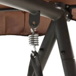 VidaXL Schommelbank Voor Buiten Met Luifel Converteerbaar Koffiekleur -BBQ En Tuin Verkoop 264d778780dd46c29e06488088369fc3
