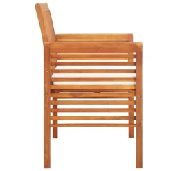 VidaXL Massief Acaciahouten Tuinbank Met Kussen 2-Zits Tuinset Buitenbank Bank -BBQ En Tuin Verkoop 3270ff527bd34e81a8aa7a9377337ced