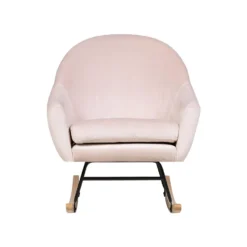 Beliani Schommelstoel OXIE - Roze Fluweel -BBQ En Tuin Verkoop 376caf227ccd42cf9e32c7a5e2ecd94e