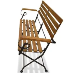 VidaXL Tuinbank Inklapbaar 112 Cm Massief Acaciahout -BBQ En Tuin Verkoop 3b9c654c743741f7b14e4f18f2141d68