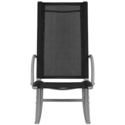 VidaXL Tuinschommelstoelen 2 St Staal En Textileen Zwart -BBQ En Tuin Verkoop 3dd6806c4a5c4d28940c3e2864a4bb1b