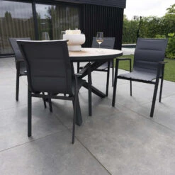 Giga Meubel Dining Tuinstoel Aluminium Antraciet - Zithoogte 45cm - Stoel Quin 6 Giga Meubel Dining Tuinstoel Aluminium Antraciet - Zithoogte 45cm - Stoel Quin -BBQ En Tuin Verkoop 42070c9f3e34486e9dfb36b46859bb0b