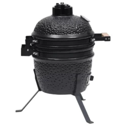 VidaXL Kamado Barbecue 2-in-1 56 Cm Keramiek Zwart -BBQ En Tuin Verkoop 42d5055d6bb94b8281657ea78d44f1e6