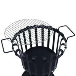 VidaXL Buiten Vuurplaats Met Barbecuerooster 47,5 Cm Staal 7 VidaXL Buiten Vuurplaats Met Barbecuerooster 47,5 Cm Staal -BBQ En Tuin Verkoop 46466ff6d02048ac8180d13940579b69