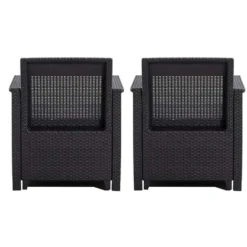 Keter Loungefauteuils Emma (2 Stuks) - Grijs 6 Keter Loungefauteuils Emma (2 Stuks) - Grijs -BBQ En Tuin Verkoop 50101073 0901