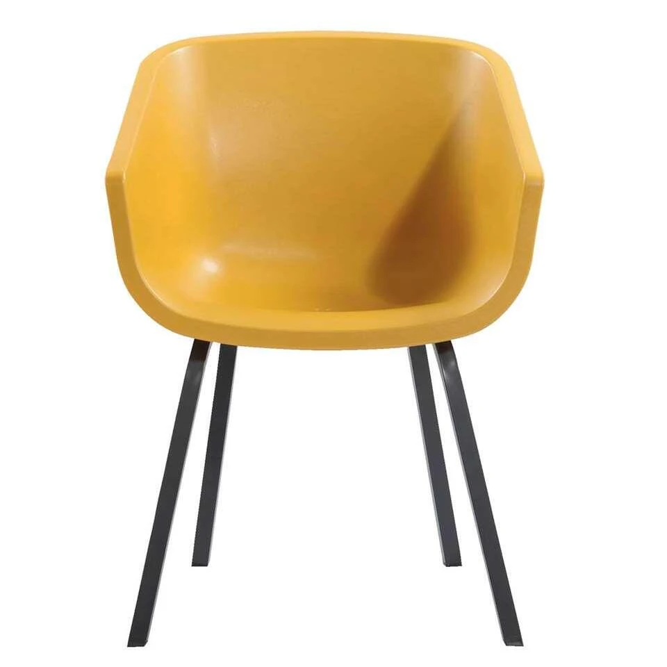 Hartman Kuipstoel Amalia - Geel - Aluminium Onderstel 2 Hartman Kuipstoel Amalia - Geel - Aluminium Onderstel - Image 2