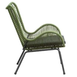 Loungefauteuil Monaco - Groen - Incl. Kussen -BBQ En Tuin Verkoop 50105205 8000