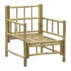 Loungestoel Tarifa Bamboe - Naturel - 82x66x75 Cm