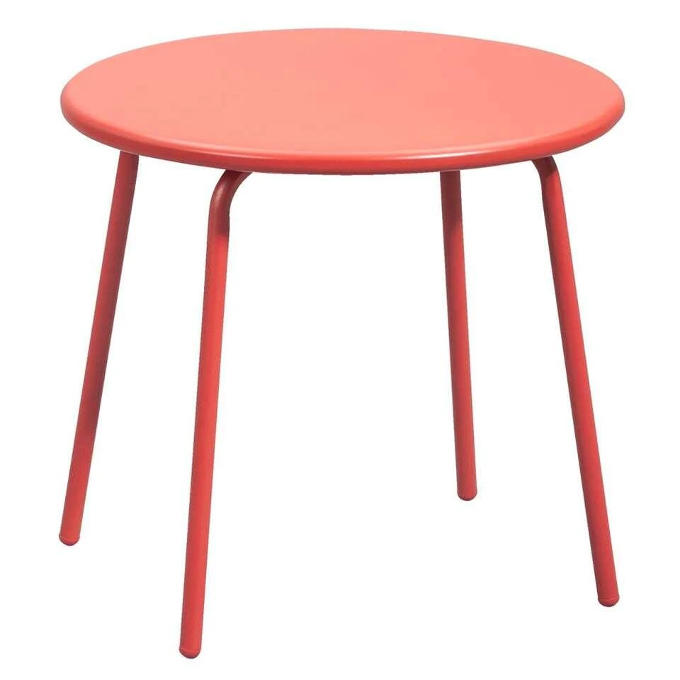 Bijzettafel Vilanova - Terracotta - 45xØ50 Cm 1 Bijzettafel Vilanova - Terracotta - 45xØ50 Cm