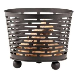 Vuurkorf Ebro - Zwart - 39xØ31,5 Cm -BBQ En Tuin Verkoop 52400343 0102