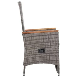 VidaXL Tuinstoelen 2 St Verstelbaar Met Kussens Poly Rattan Grijs -BBQ En Tuin Verkoop 5726155f1c8547f9bca4ae1904ff9a1f