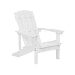 Beliani Tuinstoel ADIRONDACK - Wit Kunsthout 7 Beliani Tuinstoel ADIRONDACK - Wit Kunsthout -BBQ En Tuin Verkoop 62cc7f61efd24e1abd178a77936c393f