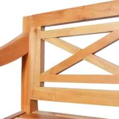 VidaXL Bank Batavia 136 Cm Massief Mahoniehout Lichtbruin -BBQ En Tuin Verkoop 659d32920b1547e7940ebcd96ff6d762