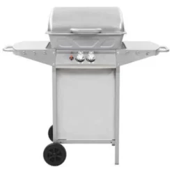 VidaXL Gasbarbecue En Grill Met 2 Kookzones Roestvrij Staal Zilver 6 VidaXL Gasbarbecue En Grill Met 2 Kookzones Roestvrij Staal Zilver -BBQ En Tuin Verkoop 6a3307e1e7284cf2b9365c0b955843bf