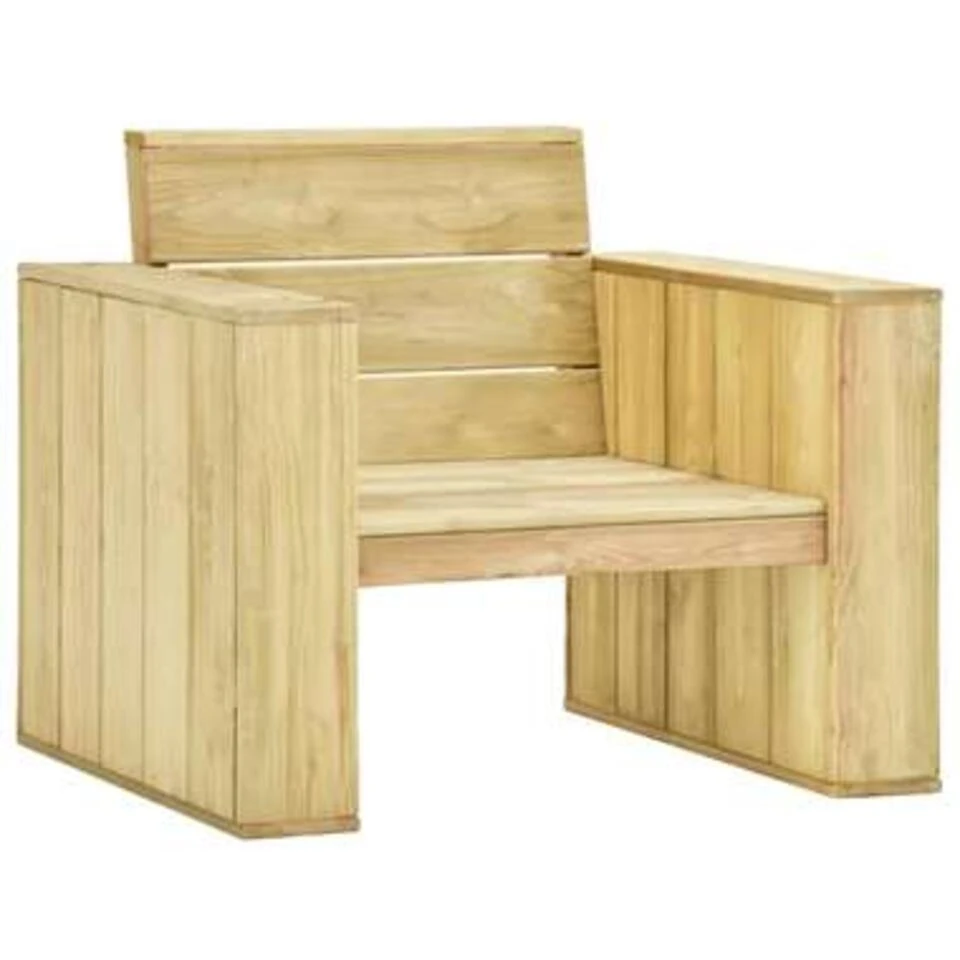 VidaXL Tuinstoelen 2 St 89x76x76 Cm Geïmpregneerd Grenenhout 2 VidaXL Tuinstoelen 2 St 89x76x76 Cm Geïmpregneerd Grenenhout - Image 2