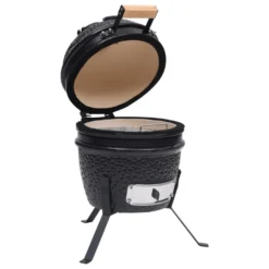 VidaXL Kamado Barbecue 2-in-1 56 Cm Keramiek Zwart -BBQ En Tuin Verkoop 75d8ae66f01a41ce976b1b4ffe34dcf6