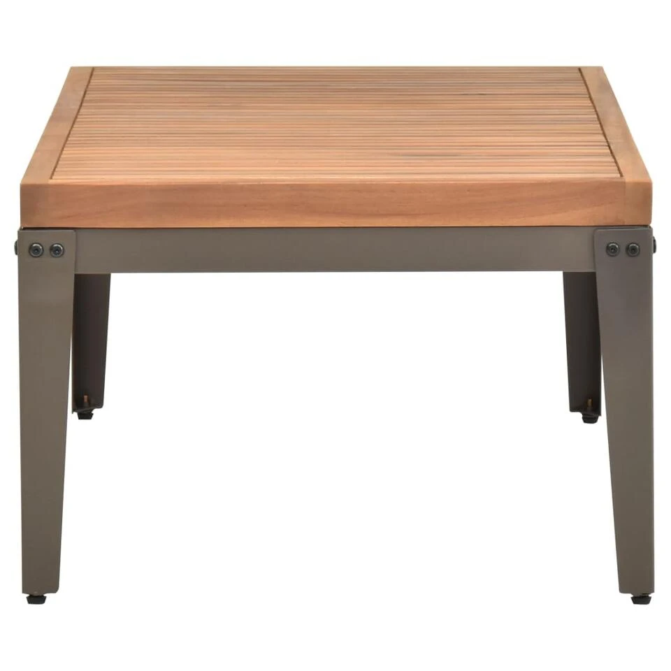 VidaXL Tuintafel 110x55x36 Cm Massief Acaciahout 3 VidaXL Tuintafel 110x55x36 Cm Massief Acaciahout - Image 3