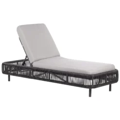 Beliani Tuinligstoel OSINI - Grijs Pe Rotan -BBQ En Tuin Verkoop 783a515f303a4266862d1d0ffd097932