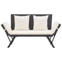 VidaXL Tuinbank Met Kussens 176 Cm Poly Rattan Zwart 6 VidaXL Tuinbank Met Kussens 176 Cm Poly Rattan Zwart -BBQ En Tuin Verkoop 7b0f4fed603a4033baa58e3ab63907fd