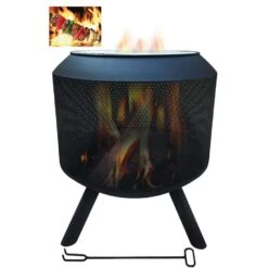 SenS-Line Trommelpot - Zwart - Ø54,5x60 Cm -BBQ En Tuin Verkoop 81020782 0400