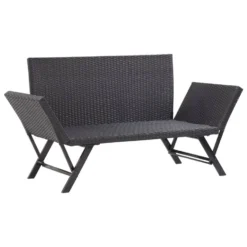 VidaXL Tuinbank Met Kussens 176 Cm Poly Rattan Zwart Overig 6 VidaXL Tuinbank Met Kussens 176 Cm Poly Rattan Zwart Overig -BBQ En Tuin Verkoop 83430126278b4e5cbb5ee30c50cfe5cf