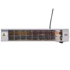 Beliani Terrasverwarmer BROMO - Zilver Aluminium -BBQ En Tuin Verkoop 8735508ce26b4691b90d36912ab18634