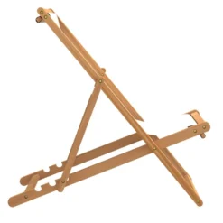 VidaXL Ligstoel 56x105x96 Cm Teakhout Crème -BBQ En Tuin Verkoop 8b8040ecaa624a729c24c53a36fb4a20