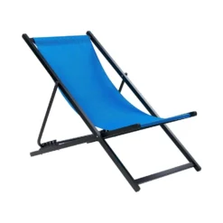 Beliani Tuinligstoel LOCRI II - Blauw Synthetisch Materiaal, Aluminium 6 Beliani Tuinligstoel LOCRI II - Blauw Synthetisch Materiaal, Aluminium -BBQ En Tuin Verkoop 92321e8a4af14617afcca79247003444