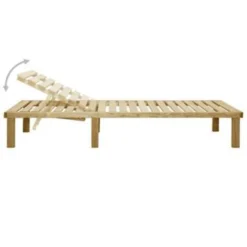 VidaXL Ligbed Geïmpregneerd Grenenhout -BBQ En Tuin Verkoop 968762ca24ae414fa441f4f26b6636e9