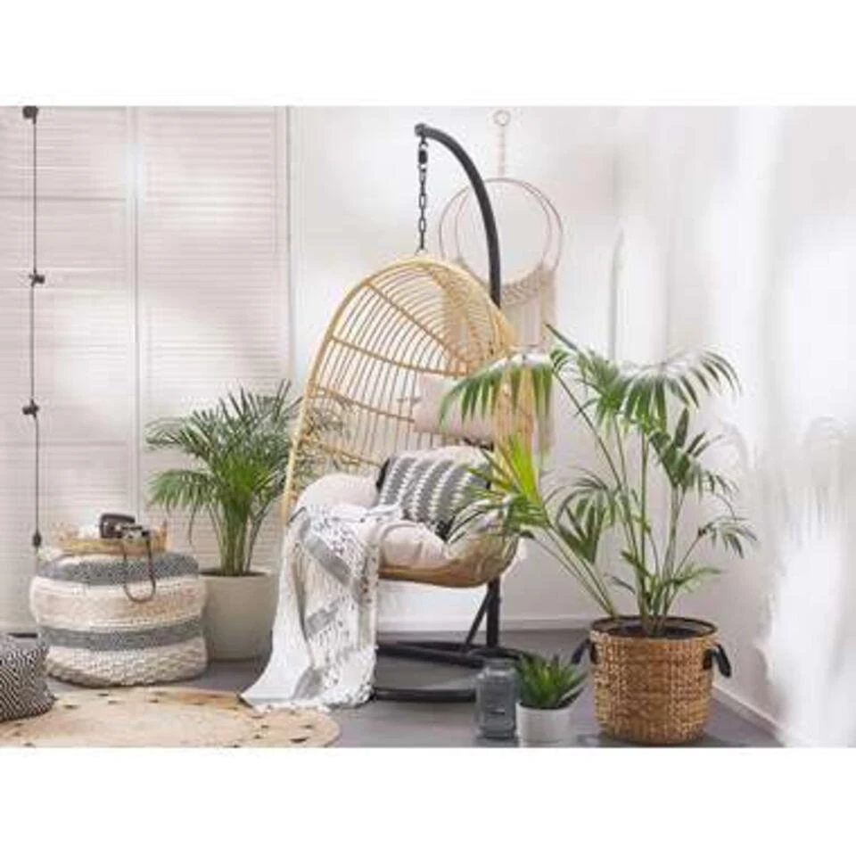Beliani Hangstoel CASOLI - Natuurlijk Pe Rotan 2 Beliani Hangstoel CASOLI - Natuurlijk Pe Rotan - Image 2