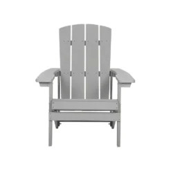 Beliani Tuinstoel ADIRONDACK - Grijs Kunsthout -BBQ En Tuin Verkoop b2514739c4ed42d480c75ece9ee47dd3