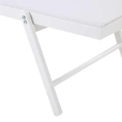 Beliani Tuinligstoel PORTOFINO - Wit Aluminium, Textiel -BBQ En Tuin Verkoop ccb9ab86c4a0498abb69b86246c25b88