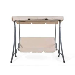 Beliani Schommelbank TEMPLE - Beige Polyester 6 Beliani Schommelbank TEMPLE - Beige Polyester -BBQ En Tuin Verkoop d47c907e1f6649428ea59280b68c1df0