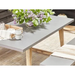 Beliani Eettafel ORIA - Grijs Vezelcement -BBQ En Tuin Verkoop d4f6415c24514999b565de846524a371