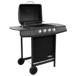 VidaXL Gasbarbecue-grill Met 4 Branders Zwart -BBQ En Tuin Verkoop dc50c346530543abb0d90b8d65123d99