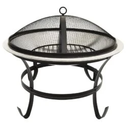 VidaXL Vuurplaats En Barbecue 2-in-1 Met Pook 56x56x49 Cm Rvs -BBQ En Tuin Verkoop ddb816802b6240f3b80f34a42db4cc86