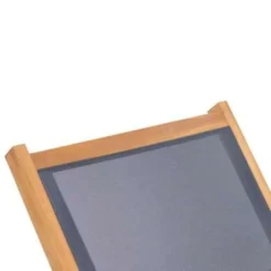 VidaXL Ligbed Inklapbaar Met Wielen Massief Teakhout En Textileen -BBQ En Tuin Verkoop df8424fddd974d3b934ed36555626b3b