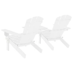 VidaXL Tuinstoelen Adirondack Met Tafeltje Massief Vurenhout Wit -BBQ En Tuin Verkoop e72f1e5d55384861aed90ab4f332f5c0