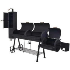 VidaXL Houtskoolbarbecue Met Onderplank XXXL Zwart 6 VidaXL Houtskoolbarbecue Met Onderplank XXXL Zwart -BBQ En Tuin Verkoop e8af2656b9fc444e8039d38759e8408b