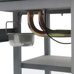 VidaXL Gasbarbecue Met 3-laags Zijtafel Zwart En Zilverkleurig -BBQ En Tuin Verkoop f3f39bf039854789b3898e4d93f64348