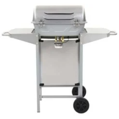 VidaXL Gasbarbecue En Grill Met 2 Kookzones Roestvrij Staal Zilver 7 VidaXL Gasbarbecue En Grill Met 2 Kookzones Roestvrij Staal Zilver -BBQ En Tuin Verkoop f440d7551c4a49c0b28b7e6d191cd6b0