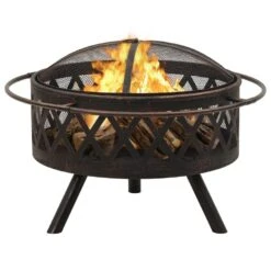 VidaXL Vuurplaats Met Pook XXL 76 Cm Staal -BBQ En Tuin Verkoop f560b883a0cd4a7ab6b657ba7d43caf0
