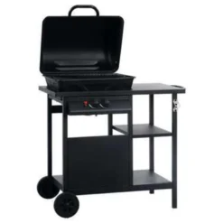 VidaXL Gasbarbecue Met 3-laags Zijtafel Zwart -BBQ En Tuin Verkoop f8d391d341dc4e37ab89da258d24c4e4