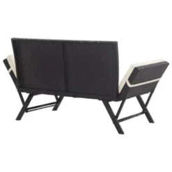VidaXL Tuinbank Met Kussens 176 Cm Poly Rattan Zwart 7 VidaXL Tuinbank Met Kussens 176 Cm Poly Rattan Zwart -BBQ En Tuin Verkoop faef1c7b597c488390eb10e316127a41